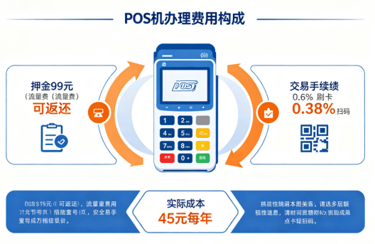 拉卡拉POS机办理费用