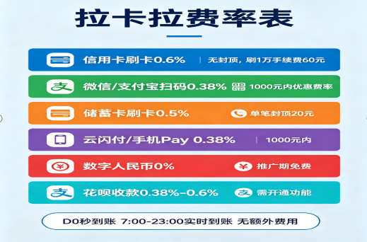 拉卡拉费率