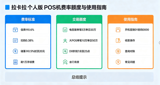 拉卡拉个人POS机